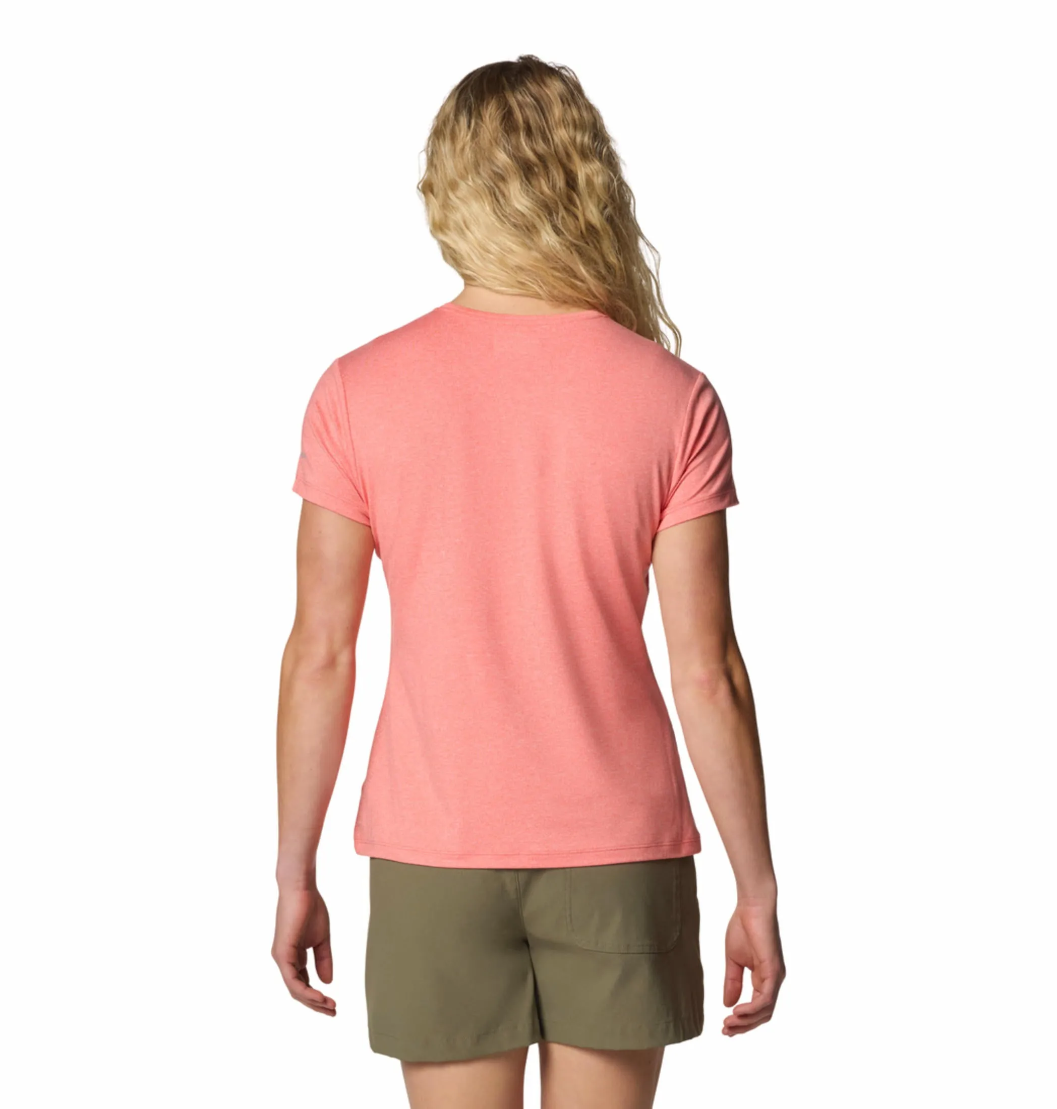 Columbia Women Pink Omni-Wick Sloan Ridge Graphic Tshirt