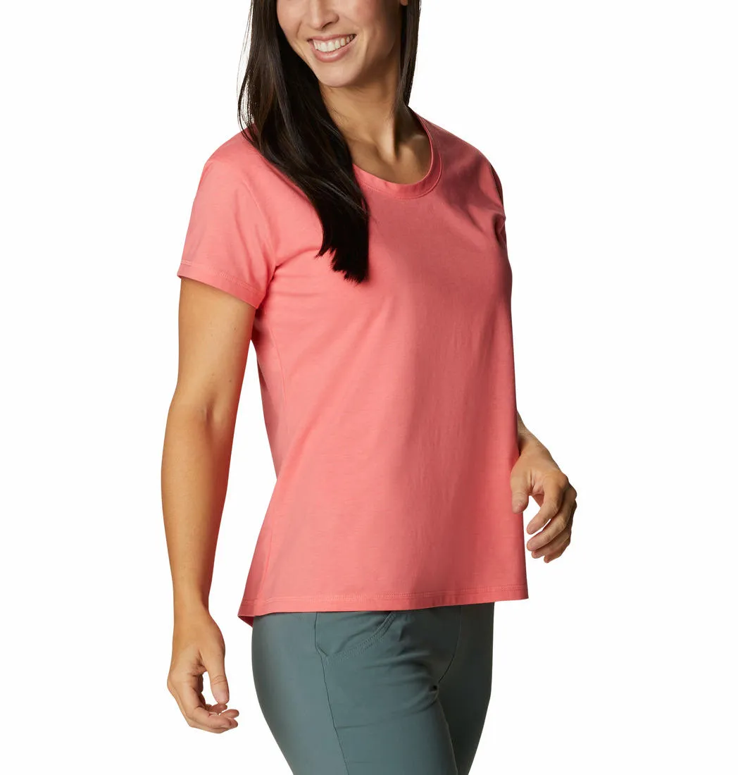 Columbia Women Pink Omni-Wick Sun Trek Tshirt