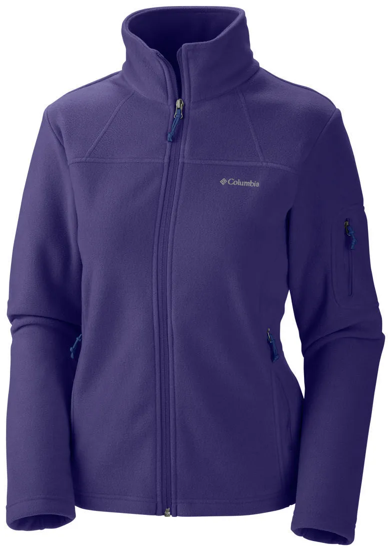 Columbia Women Purple Fast Trek II Fleece Jacket