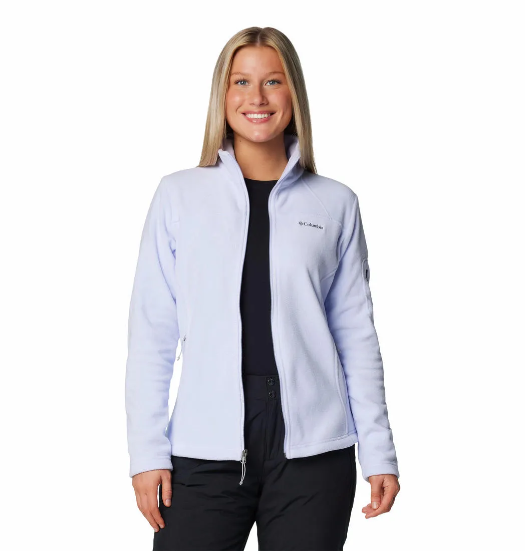 Columbia Women Purple Fast Trek II Fleece Jacket