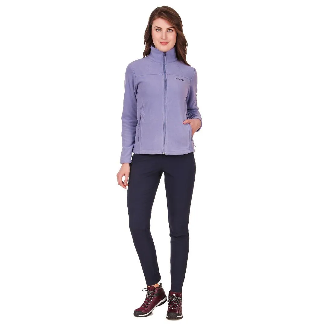 Columbia Women Purple Fast Trek II Fleece Jacket