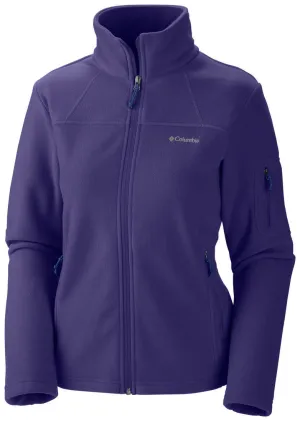 Columbia Women Purple Fast Trek II Fleece Jacket