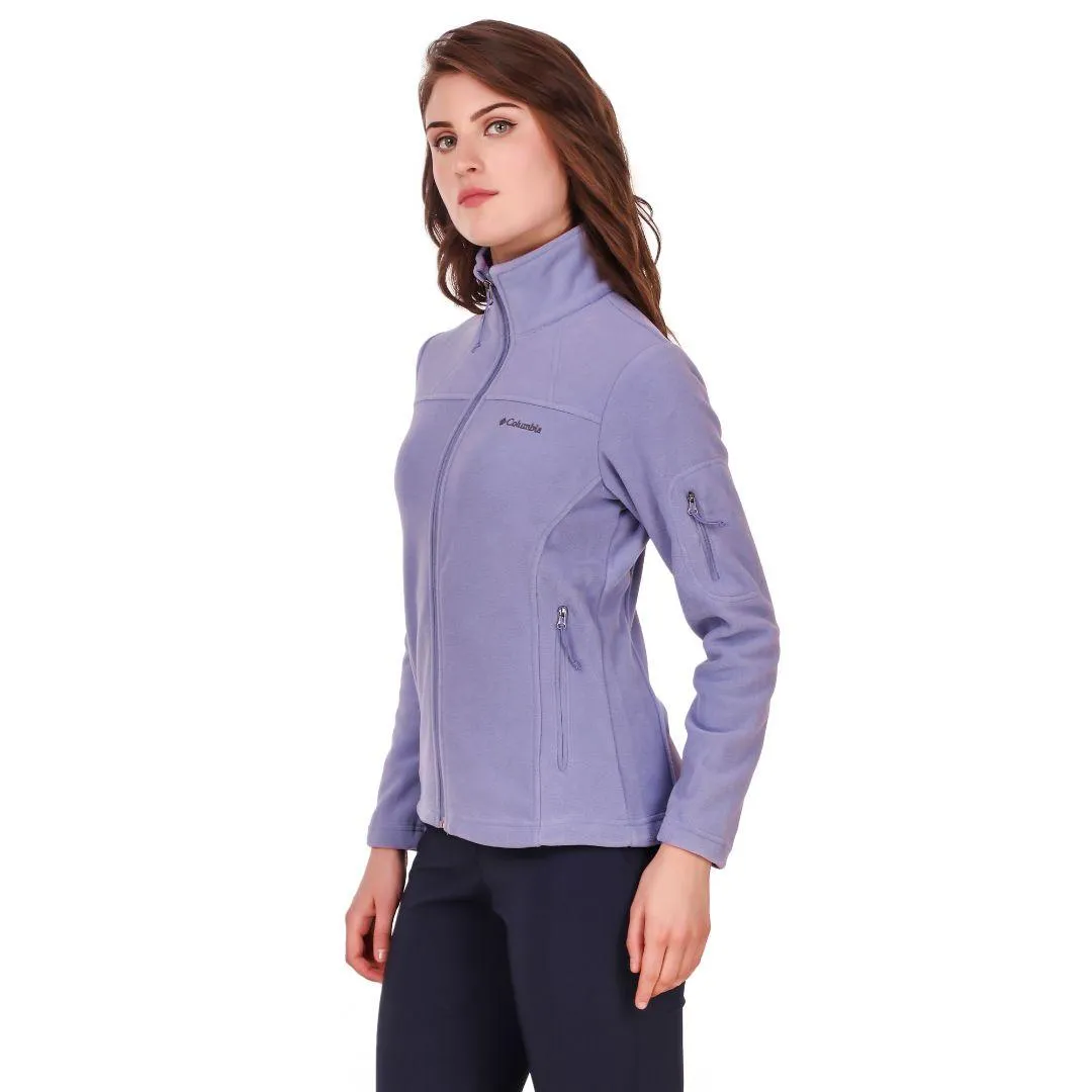 Columbia Women Purple Fast Trek II Fleece Jacket
