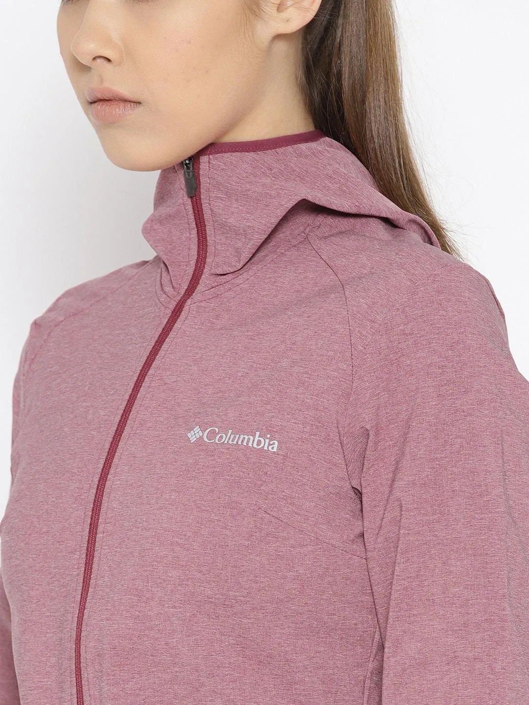 Columbia Women Purple Heather Canyon Softshell Jacket