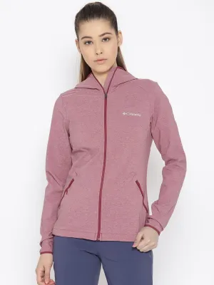 Columbia Women Purple Heather Canyon Softshell Jacket