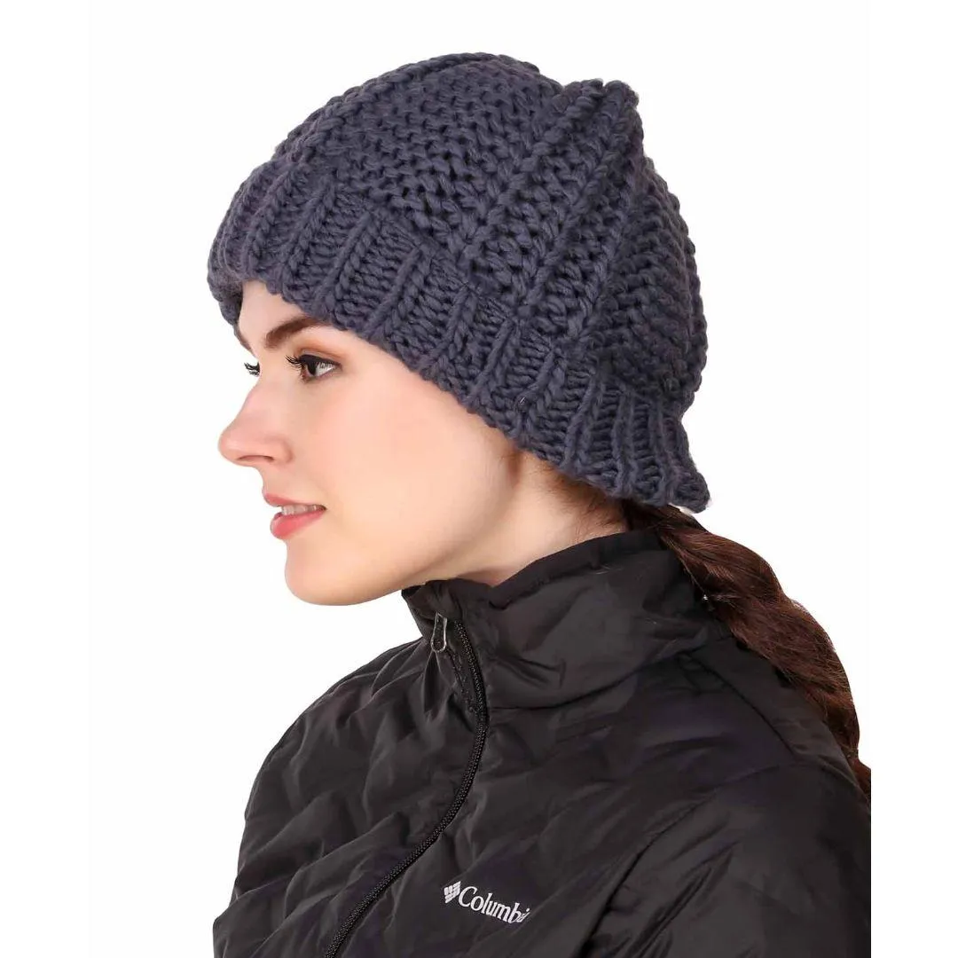 Columbia Women Purple Hideaway Haven Slouchy Beanie
