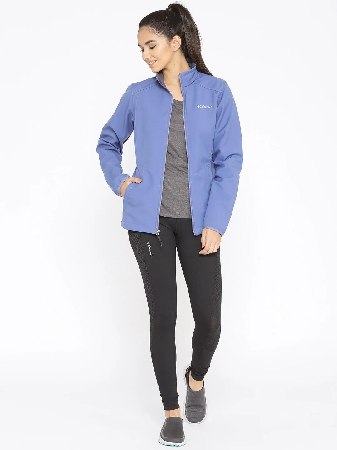 Columbia Women Purple Kruser Ridge II Softshell Jacket