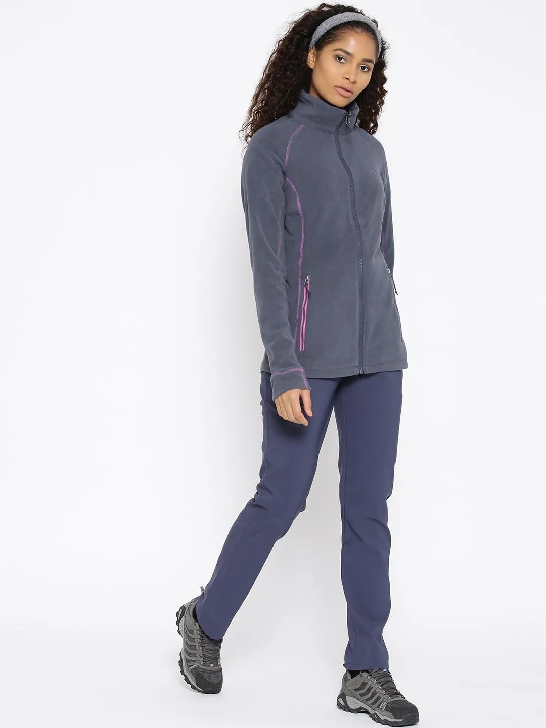 Columbia Women Purple Leadbetter Mountain Fleece Jacket