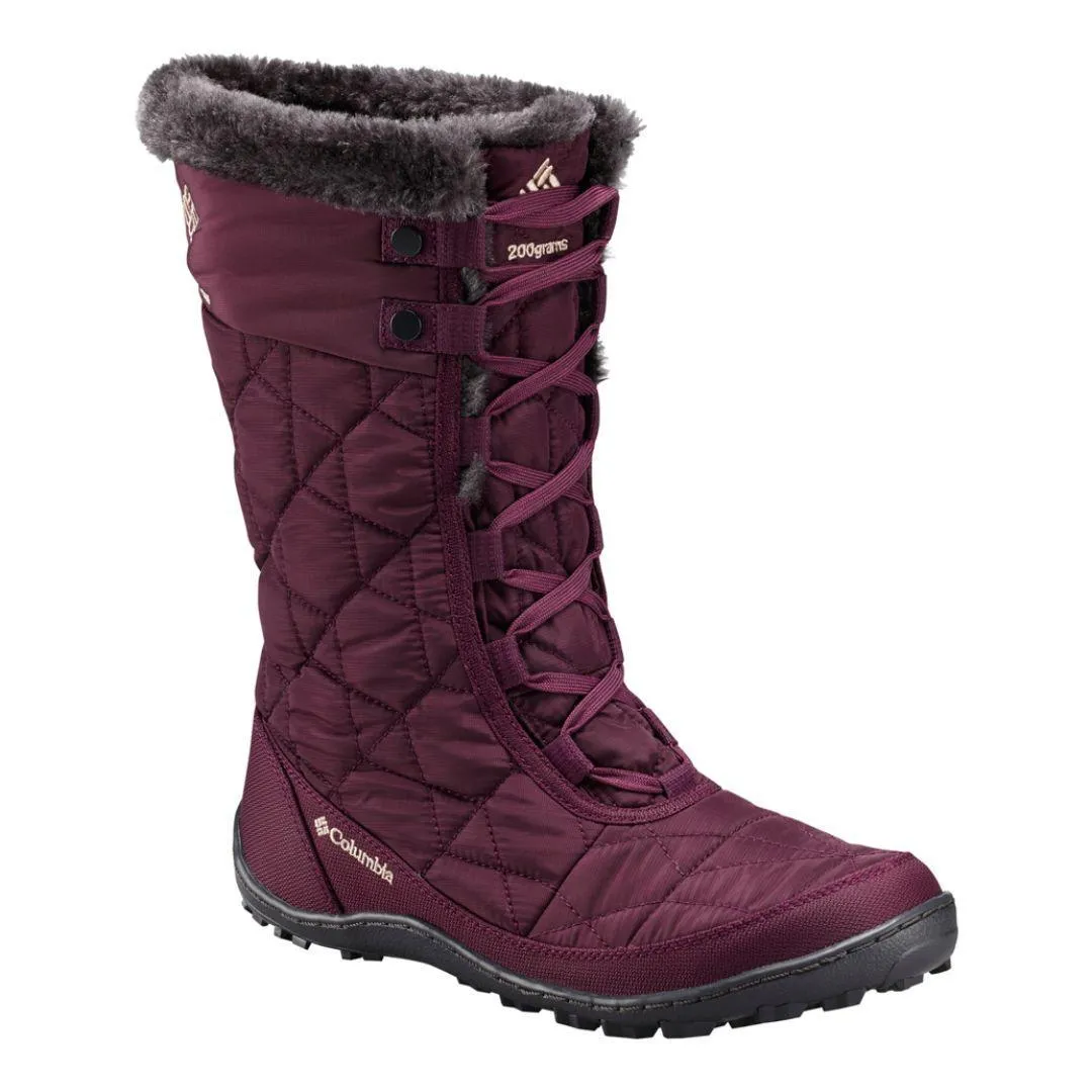 Columbia Women Purple MINX MID II OMNI-HEAT Water Resistant Shoes