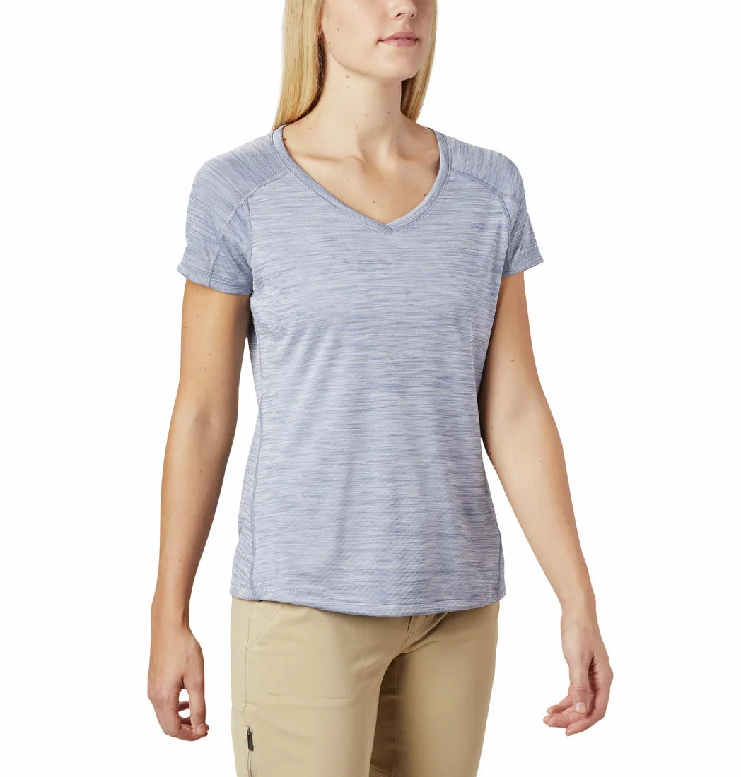 Columbia Women Purple Omni-Freeze Zero Rules Tshirt