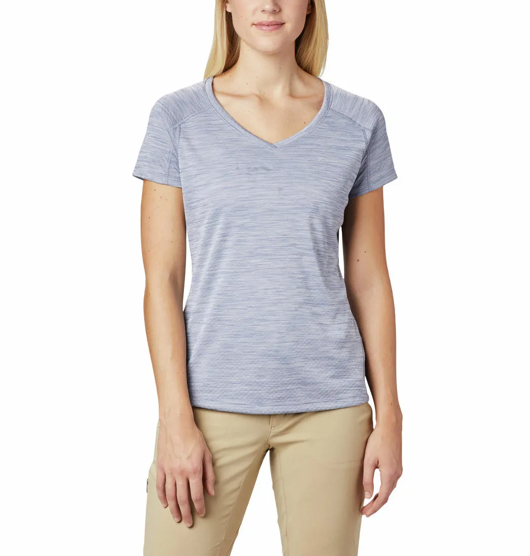 Columbia Women Purple Omni-Freeze Zero Rules Tshirt