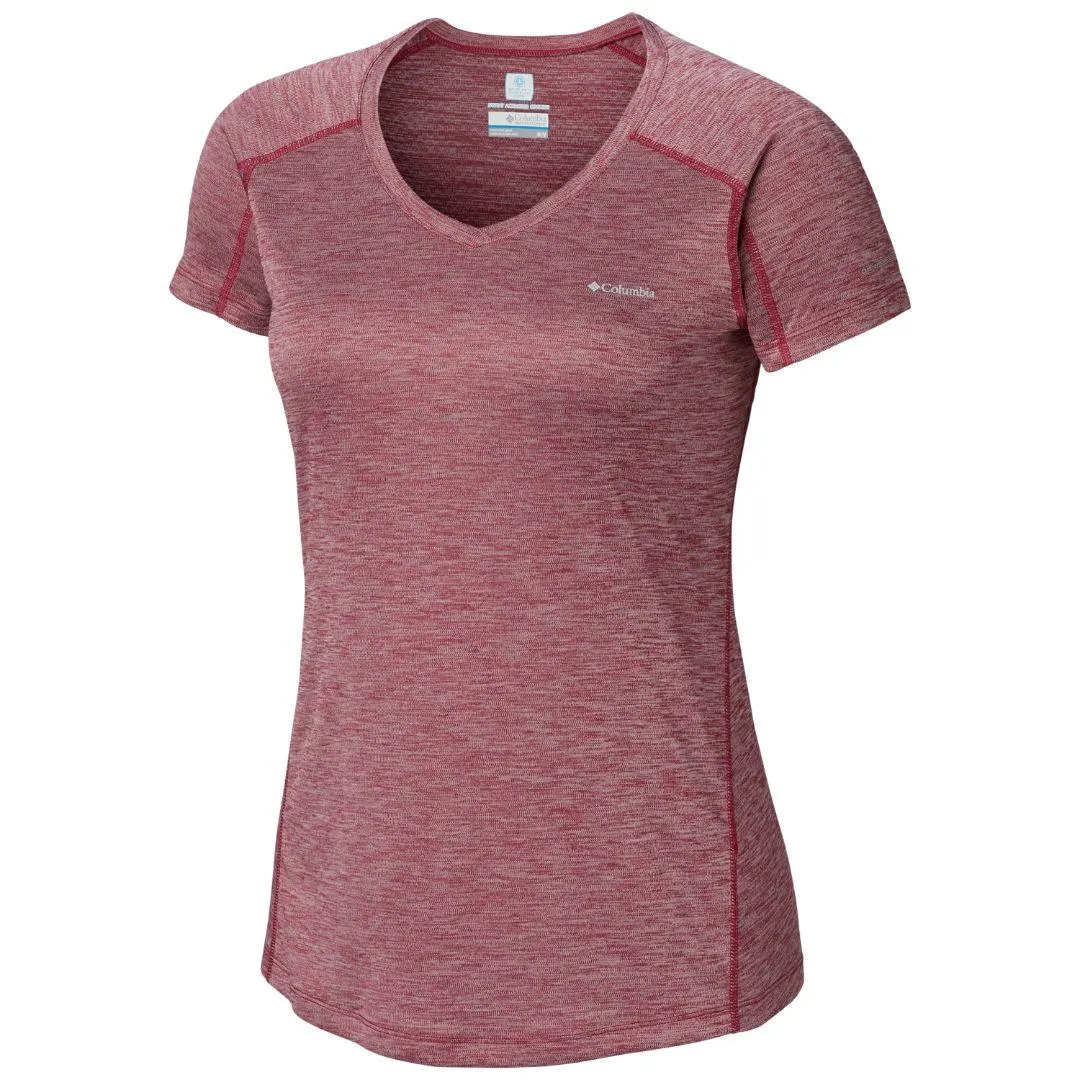 Columbia Women Purple Omni-Freeze Zero Rules Tshirt
