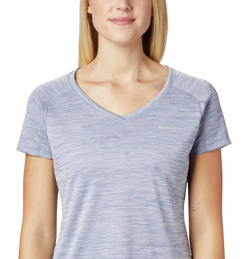 Columbia Women Purple Omni-Freeze Zero Rules Tshirt