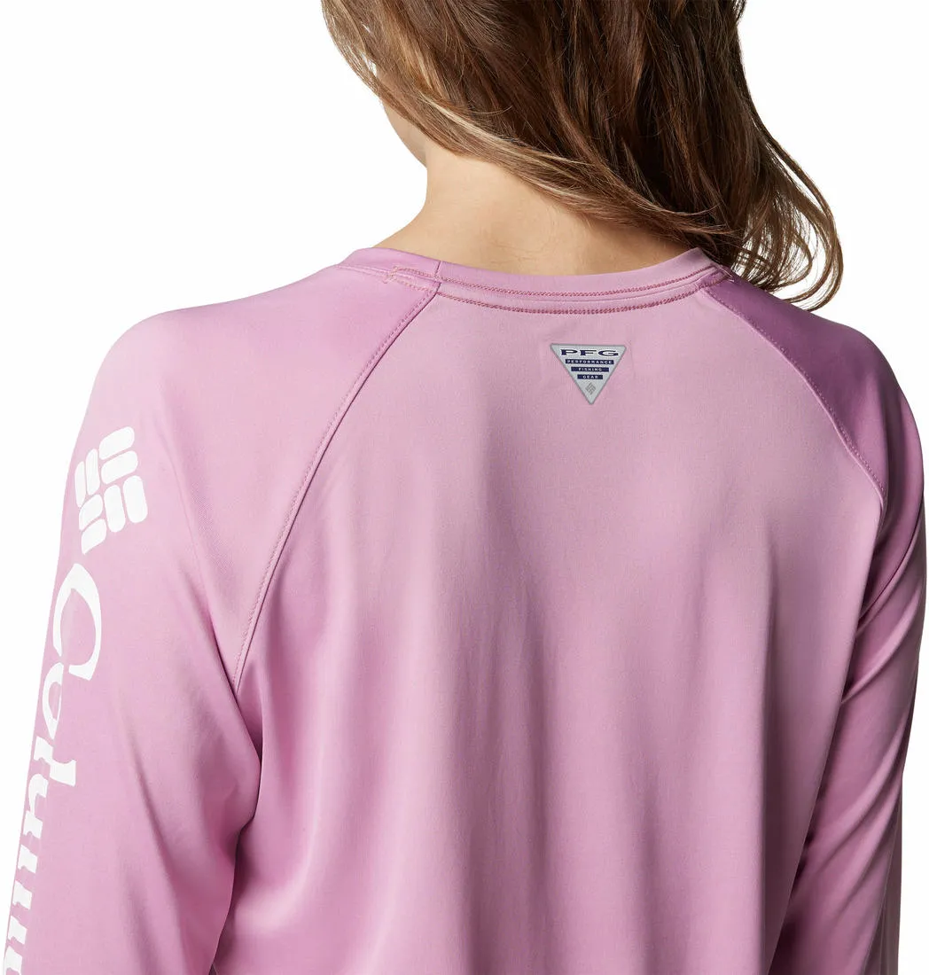 Columbia Women Purple Omni-Shade Tidal II Tshirt