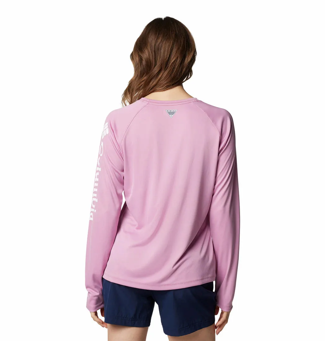Columbia Women Purple Omni-Shade Tidal II Tshirt