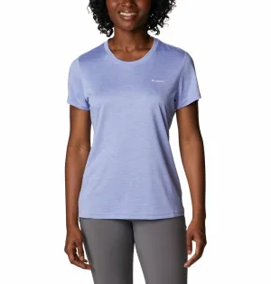 Columbia Women Purple Omni-Wick Hike Crew Tshirt