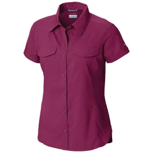 Columbia Women Purple Omni-Wick Silver Ridge Lite Short Sleeve Shirt