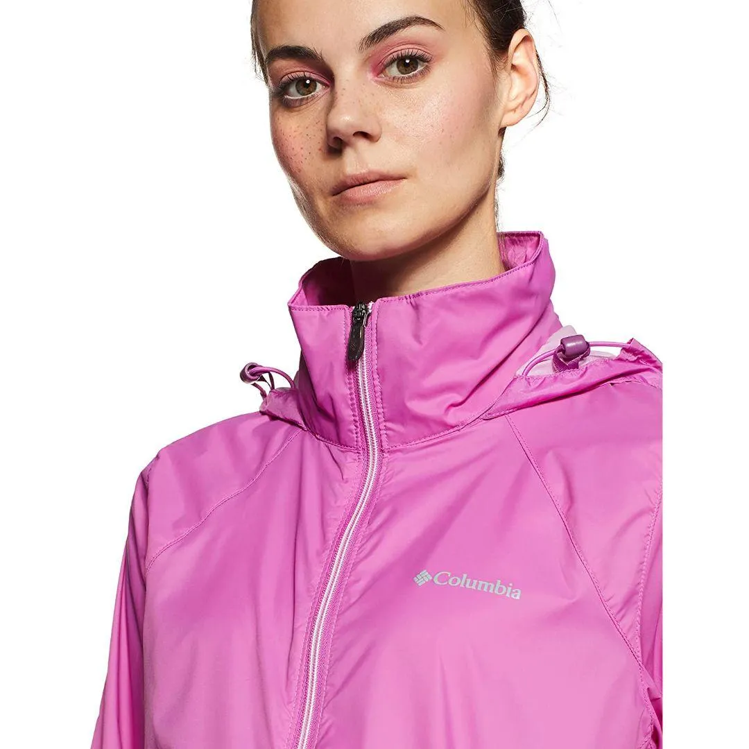 Columbia Women Purple Switchback III Waterproof Rain Jacket
