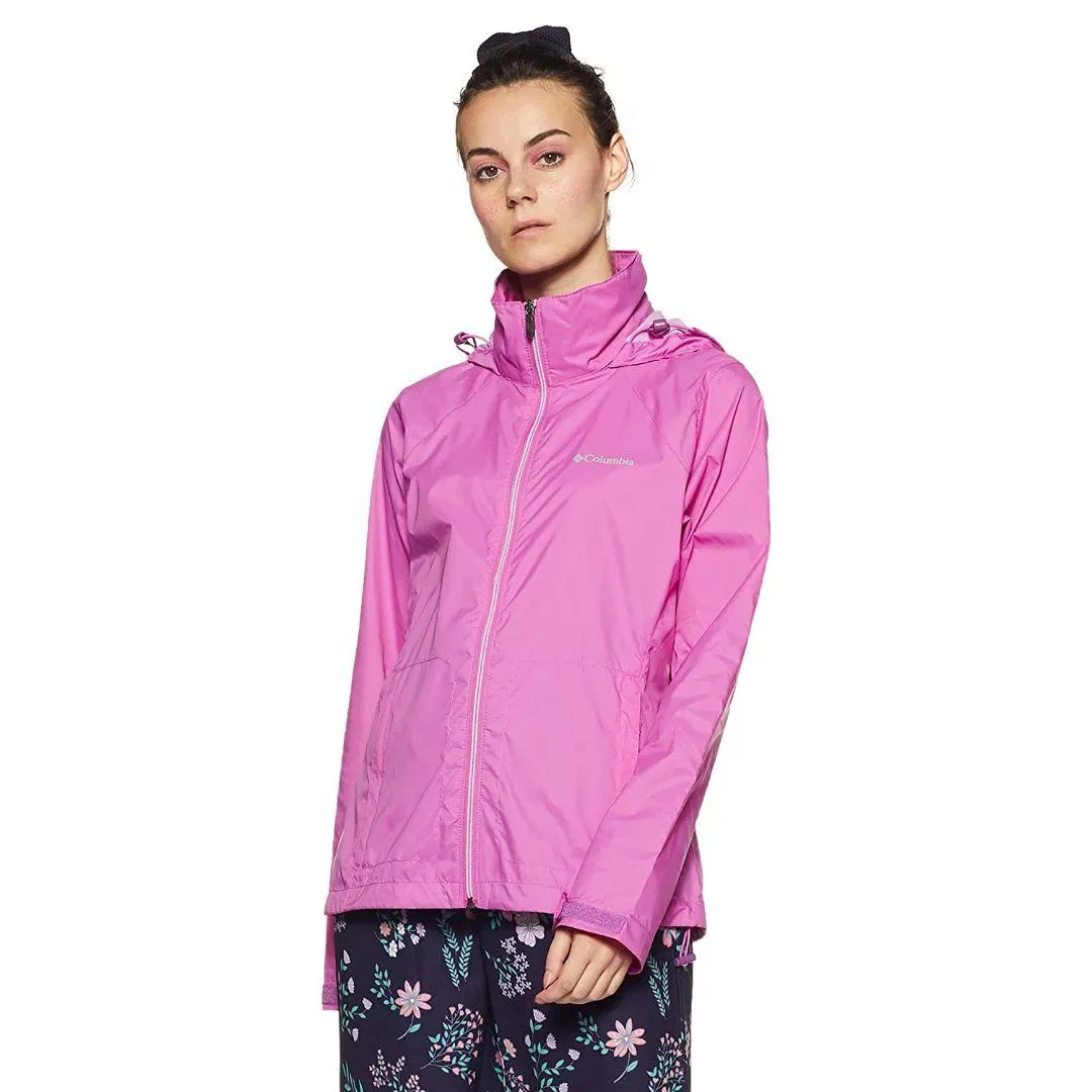 Columbia Women Purple Switchback III Waterproof Rain Jacket