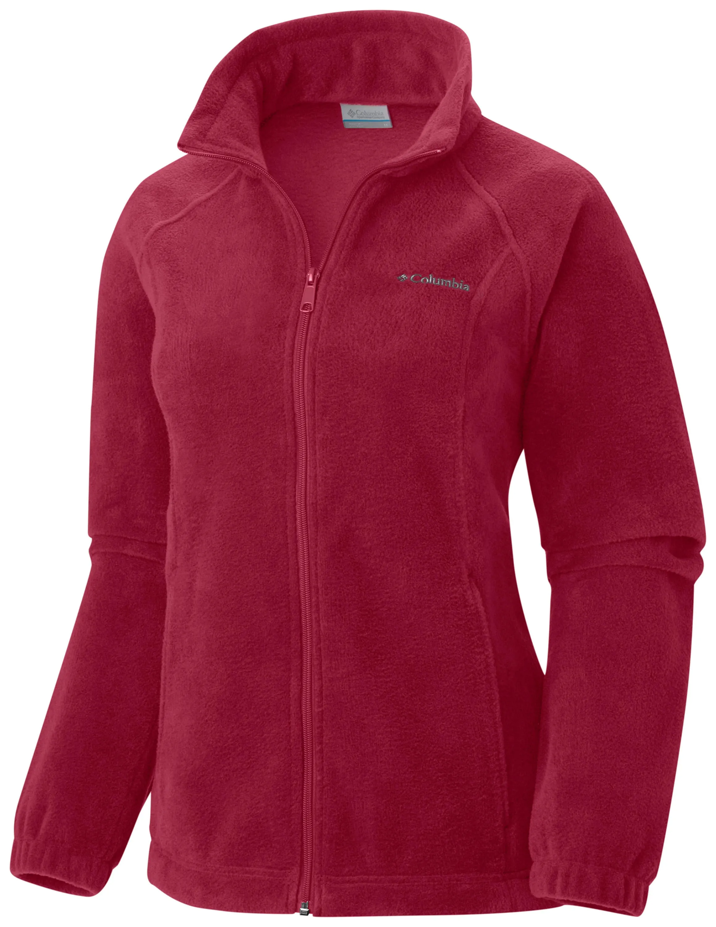 Columbia Women Red Benton Springs Fleece Jacket