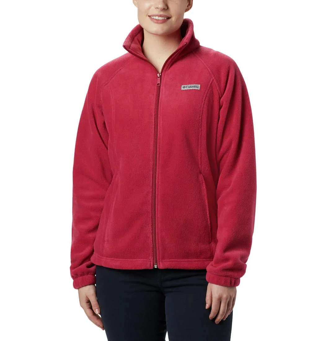 Columbia Women Red Benton Springs Fleece Jacket