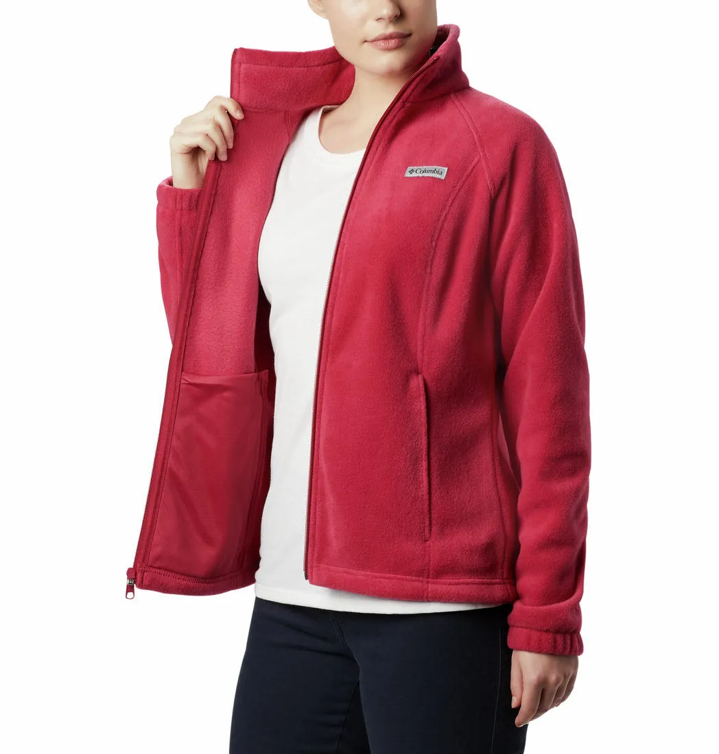 Columbia Women Red Benton Springs Fleece Jacket