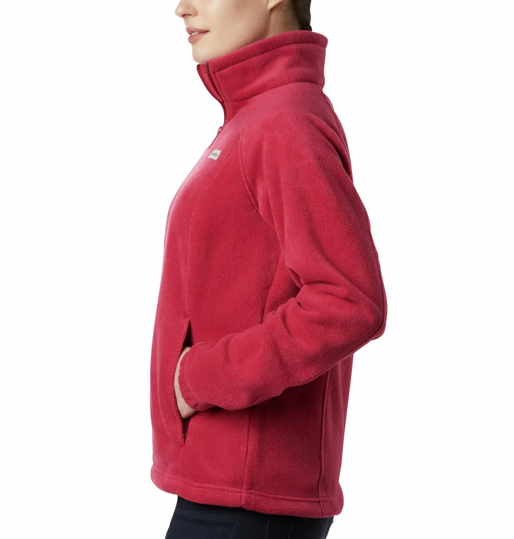 Columbia Women Red Benton Springs Fleece Jacket