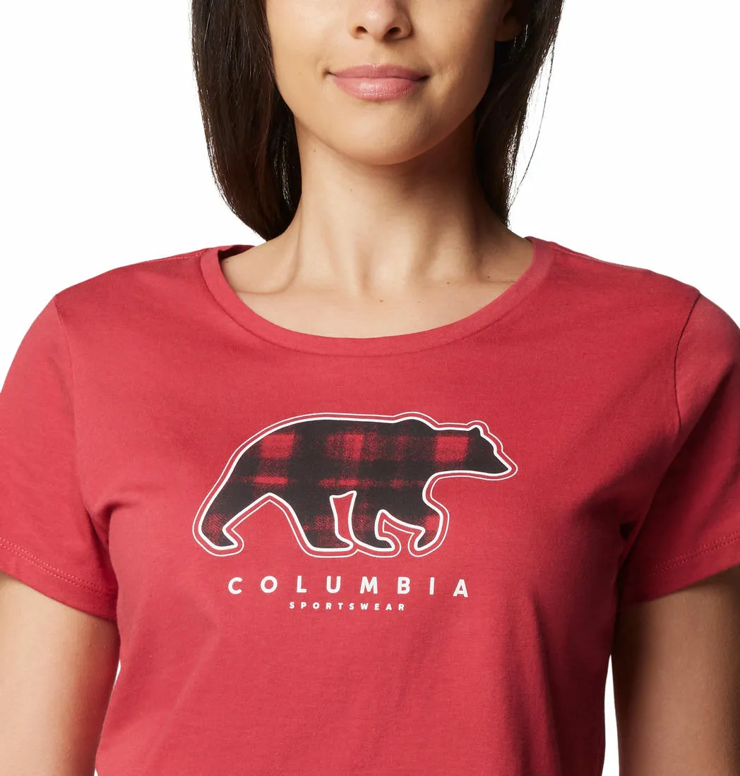 Columbia Women Red Daisy DaysGraphic Tshirt