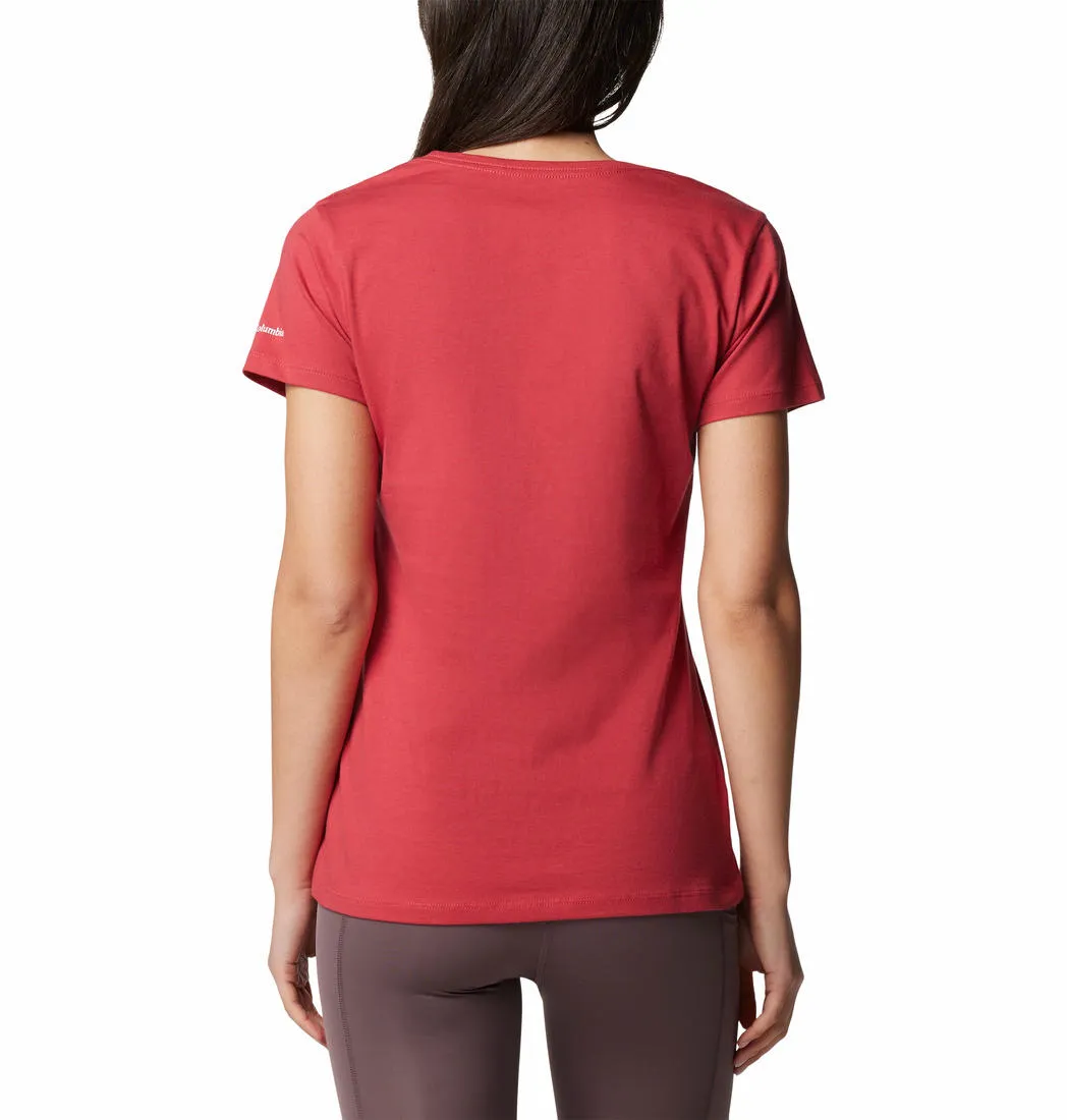 Columbia Women Red Daisy DaysGraphic Tshirt
