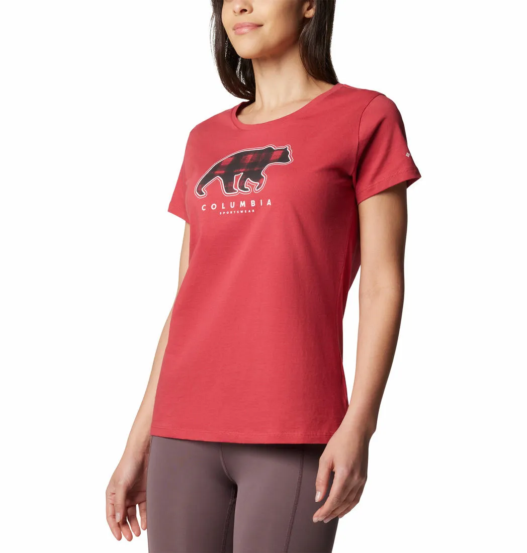 Columbia Women Red Daisy DaysGraphic Tshirt