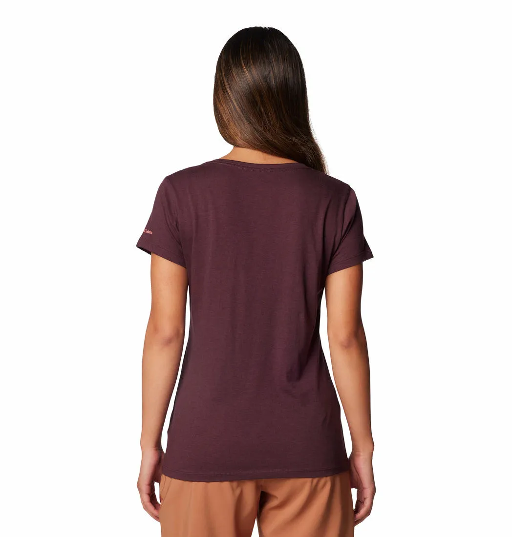 Columbia Women Red Daisy DaysGraphic Tshirt