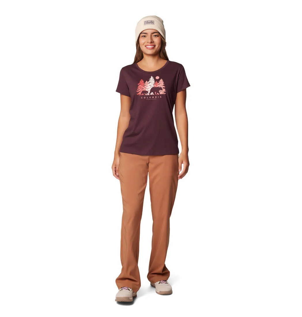 Columbia Women Red Daisy DaysGraphic Tshirt