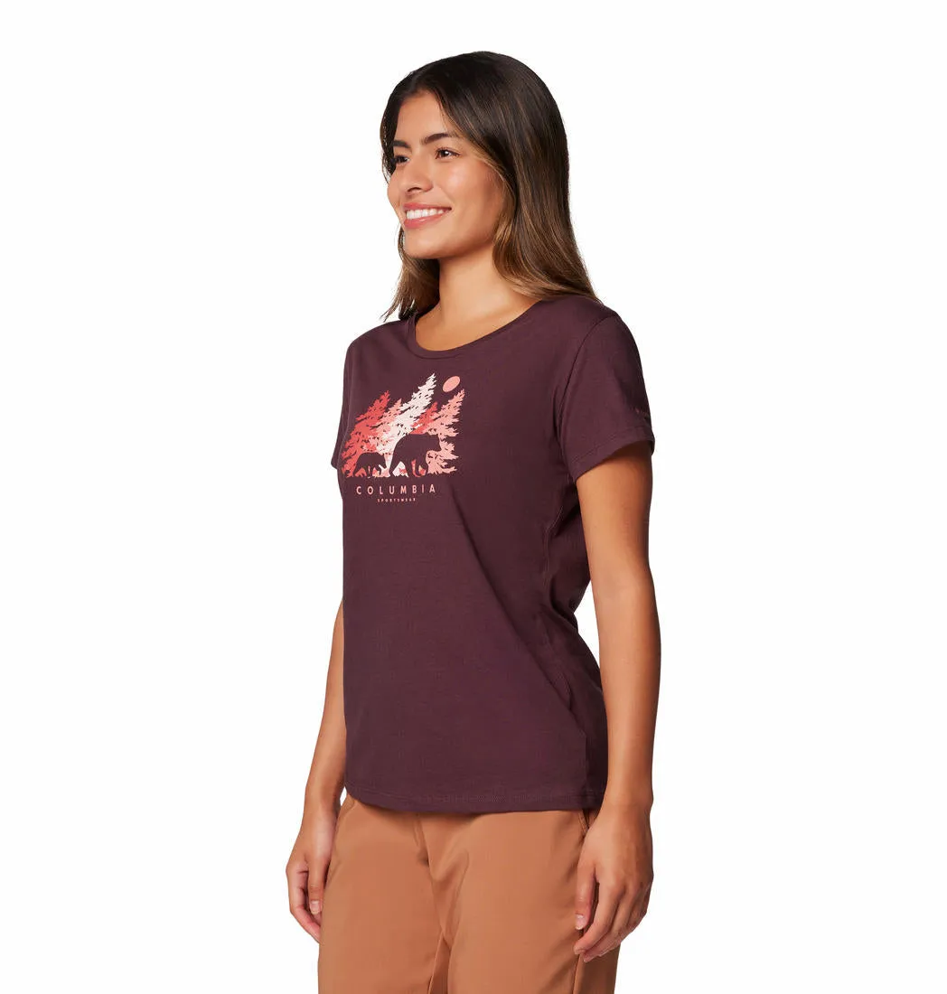 Columbia Women Red Daisy DaysGraphic Tshirt