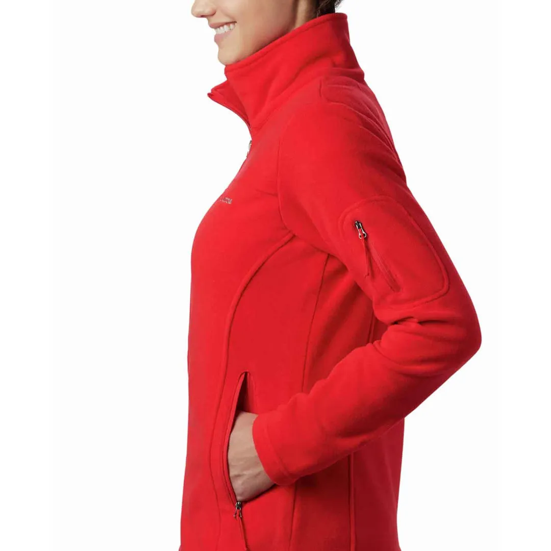 Columbia Women Red Fast Trek II Fleece Jacket