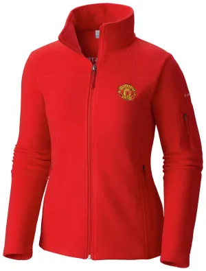 Columbia Women Red Fast Trek II Fleece Jacket