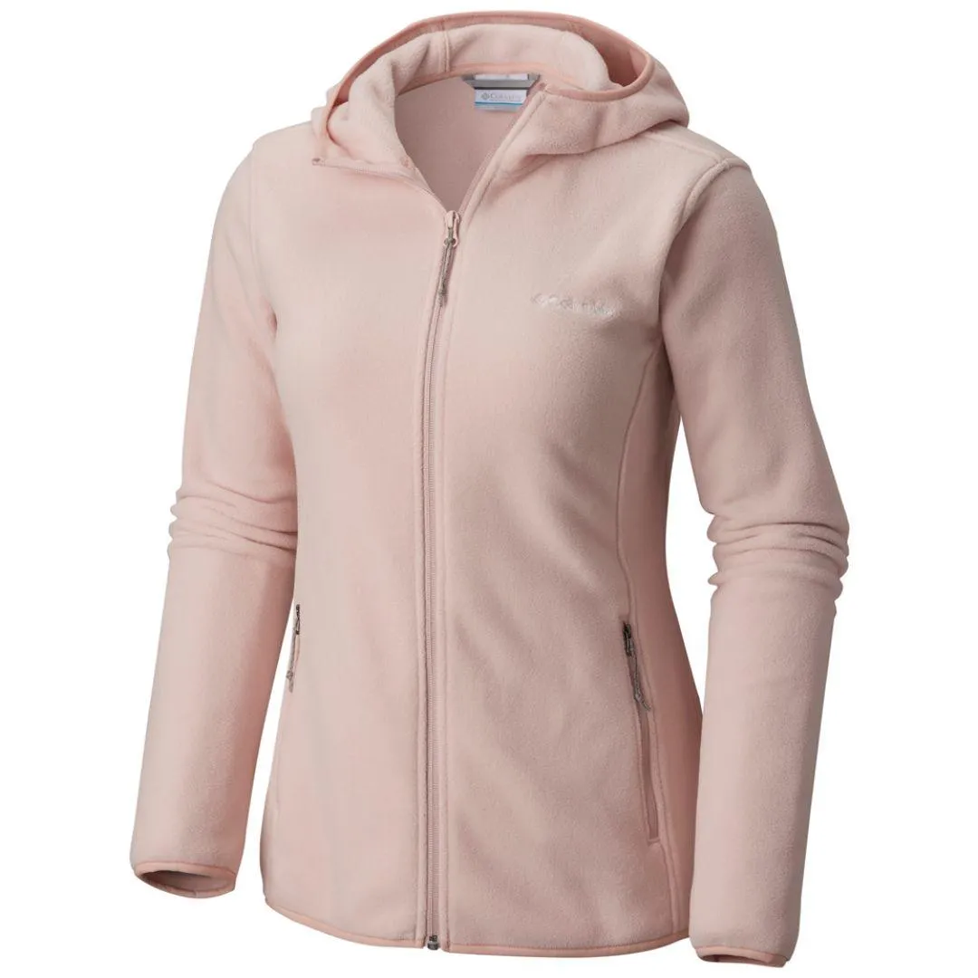 Columbia Women Red Fuller Ridge Hooded Fleece Jacket