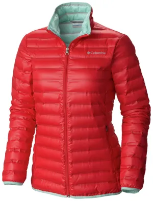 Columbia Women Red Heat Seal Flash Forward Down Jacket