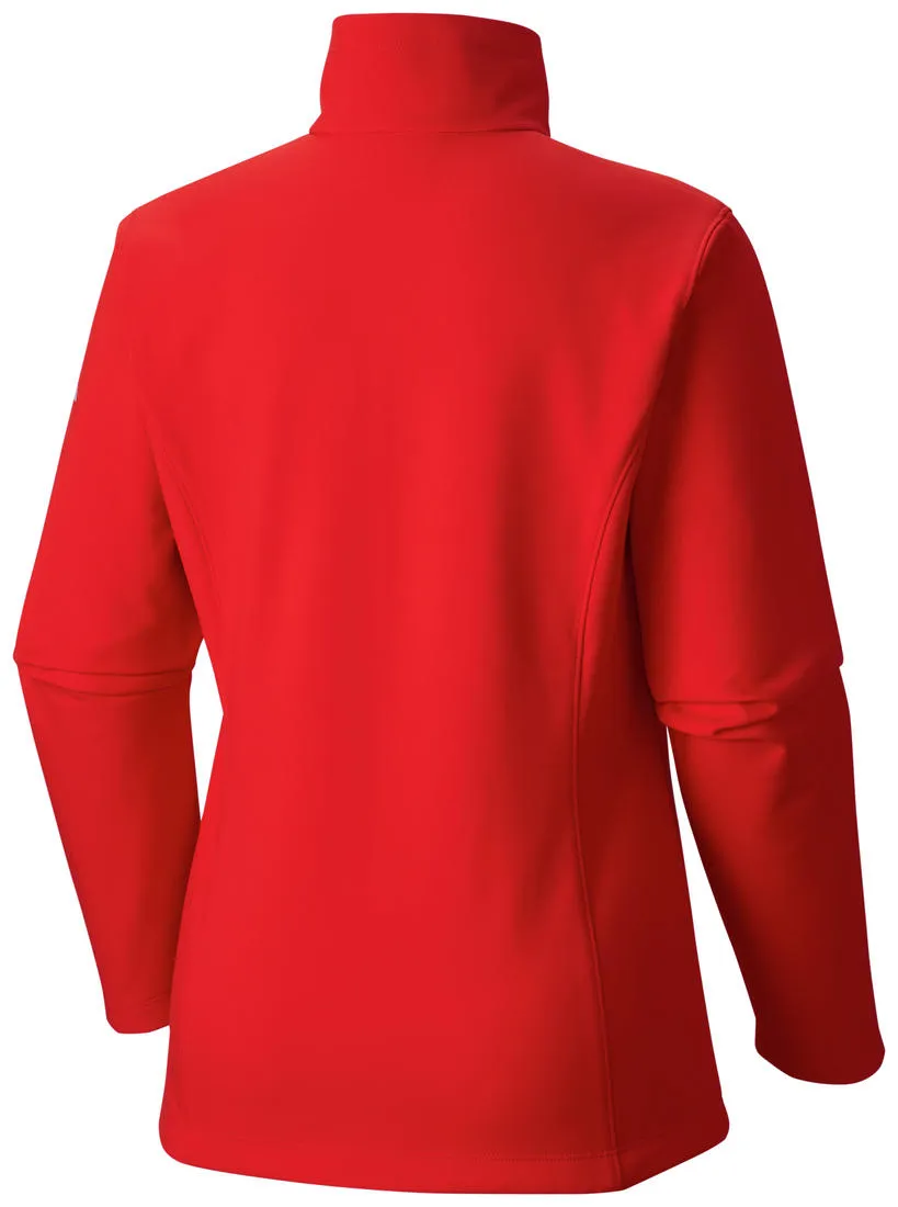 Columbia Women Red Kruser Ridge Softshell