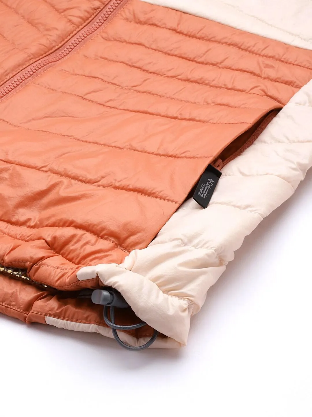 Columbia Women Red Omni-Heat Infinity Platinum Peak Hooded Jacket