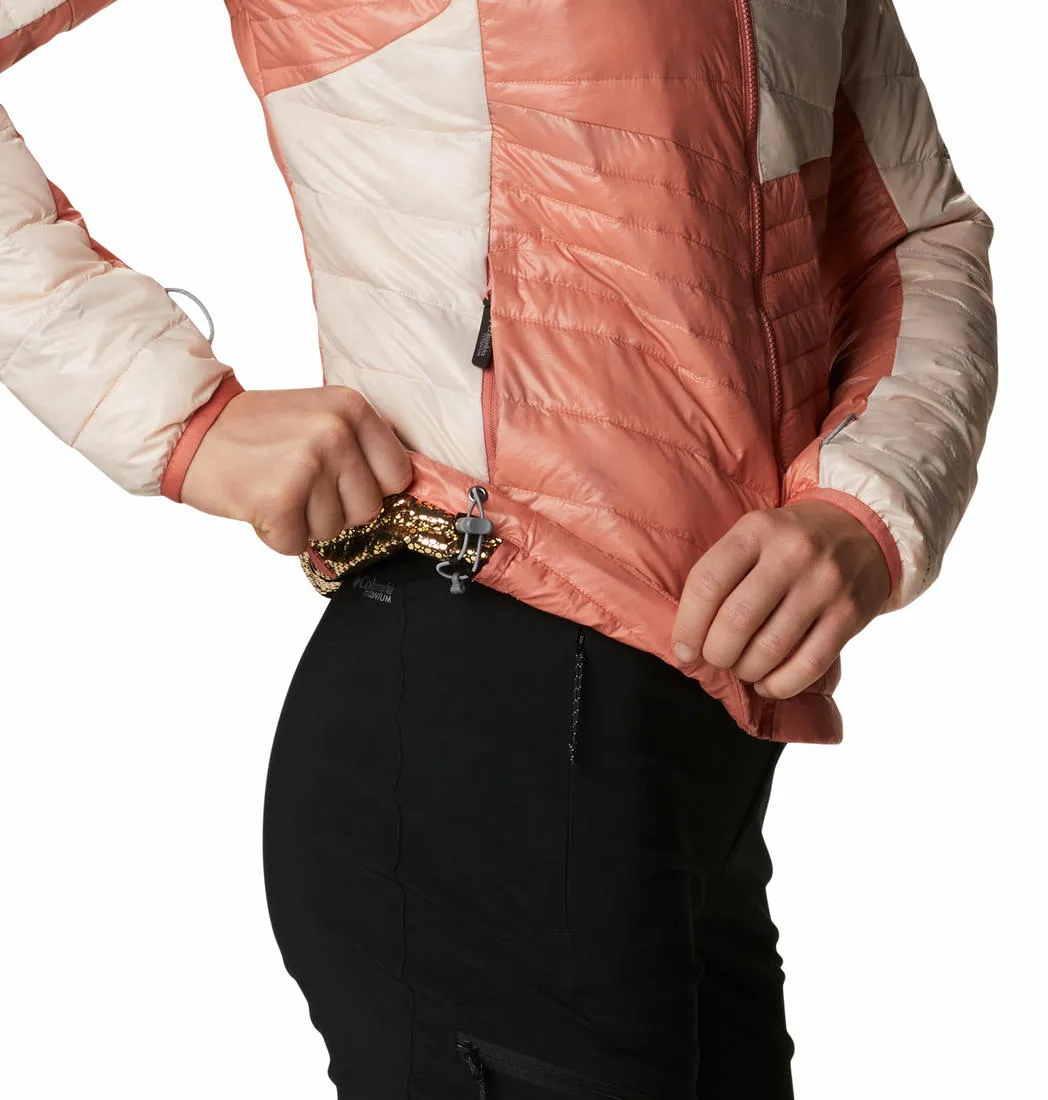 Columbia Women Red Omni-Heat Infinity Platinum Peak Hooded Jacket