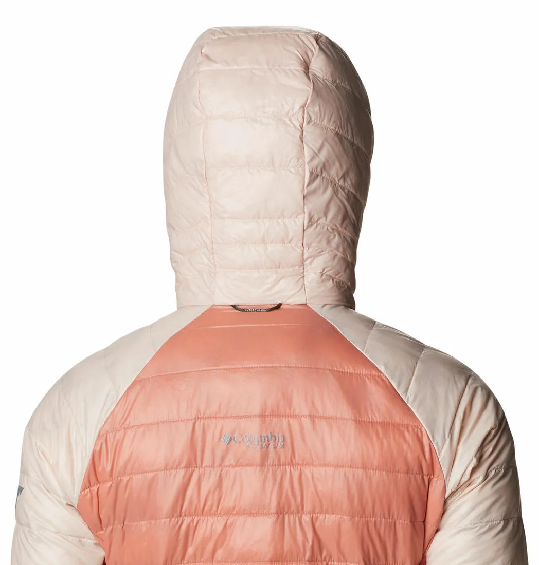 Columbia Women Red Omni-Heat Infinity Platinum Peak Hooded Jacket