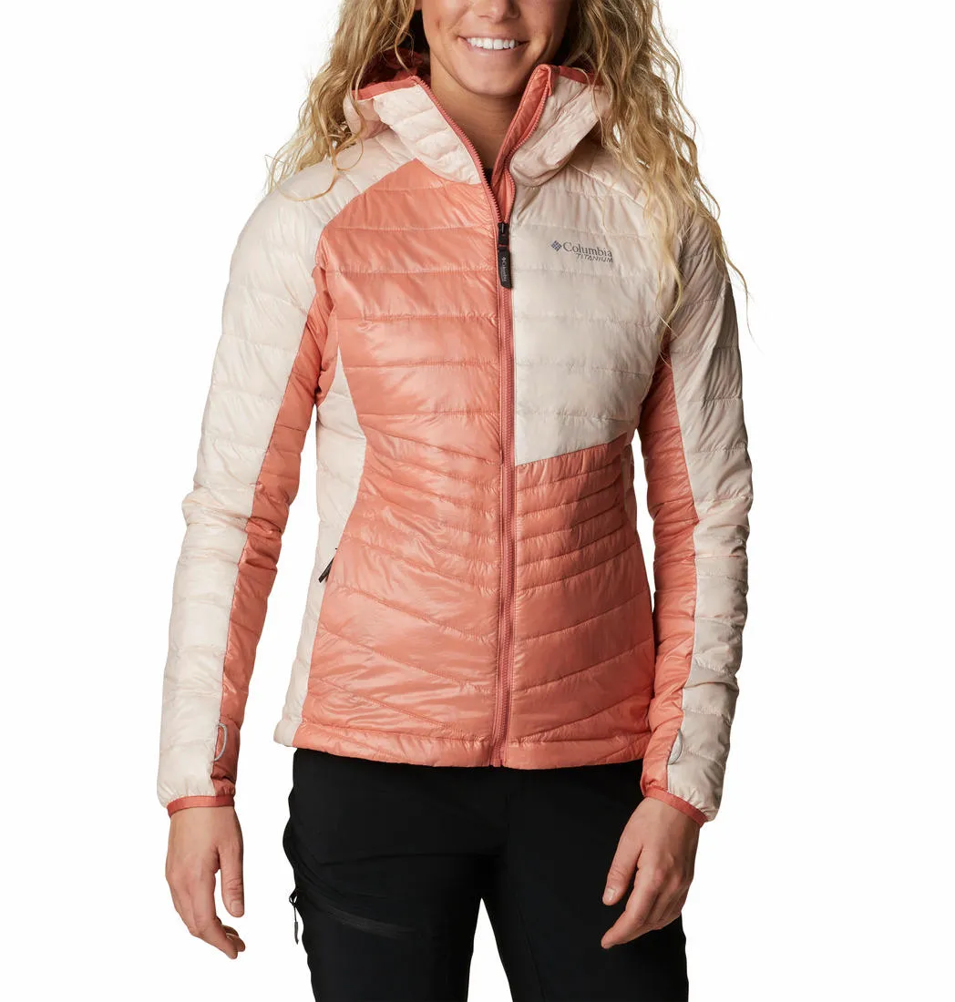 Columbia Women Red Omni-Heat Infinity Platinum Peak Hooded Jacket