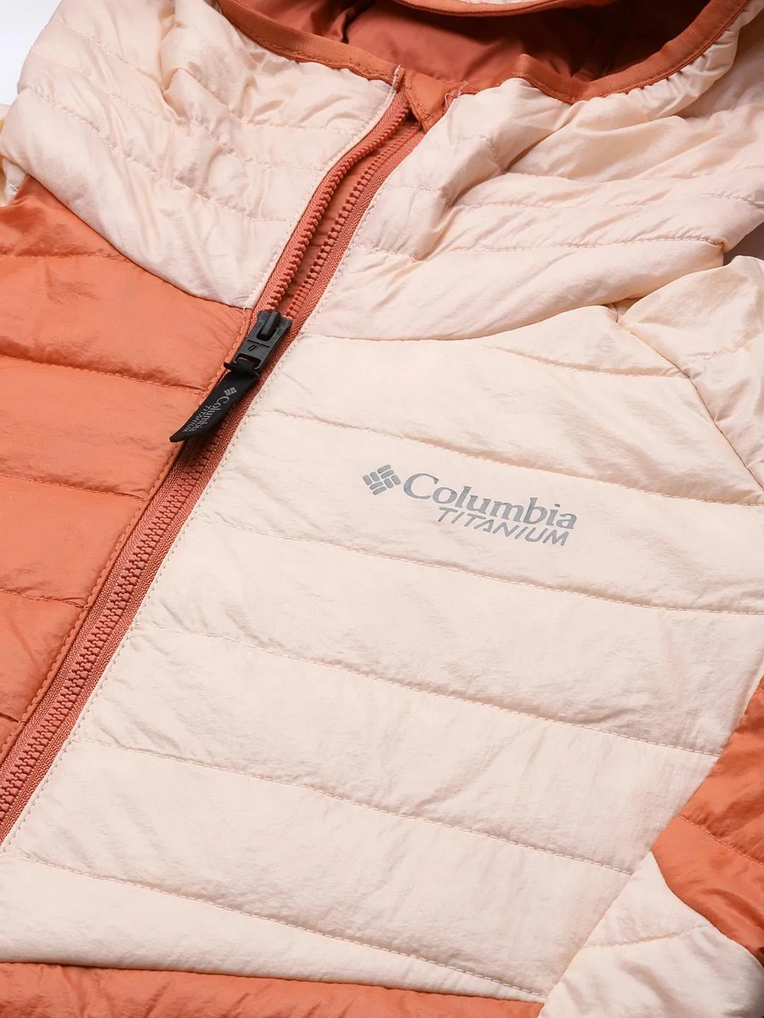 Columbia Women Red Omni-Heat Infinity Platinum Peak Hooded Jacket
