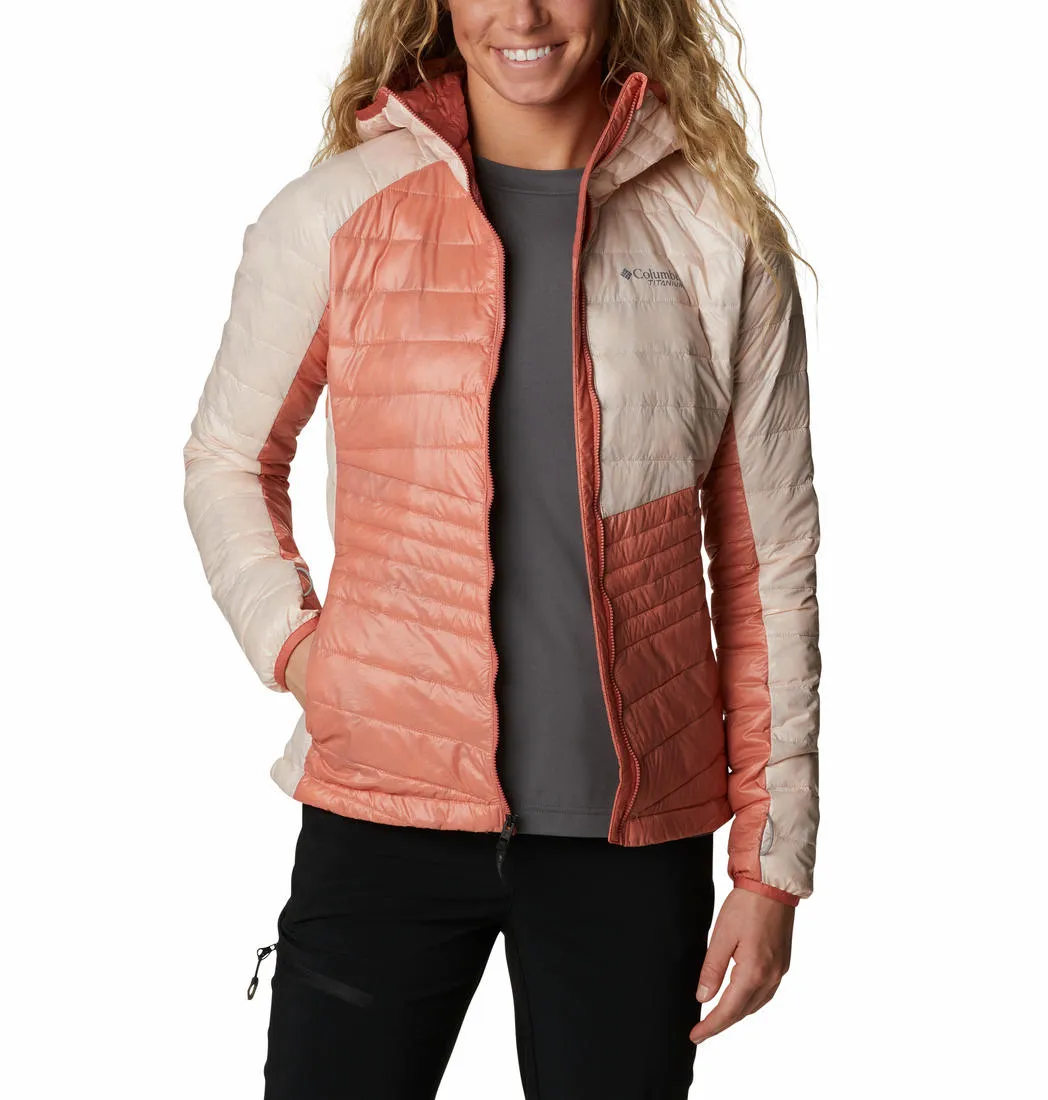 Columbia Women Red Omni-Heat Infinity Platinum Peak Hooded Jacket