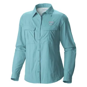 Columbia Women Red Omni-Shield Cascades Explorer Long Sleeve Shirt