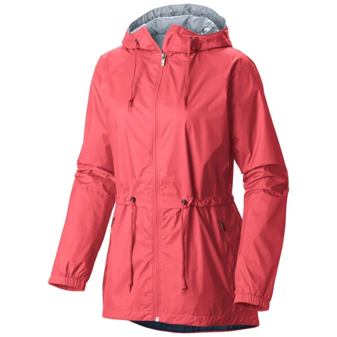 Columbia Women Red Omni-Tech Arcadia Waterproof Rain Jacket
