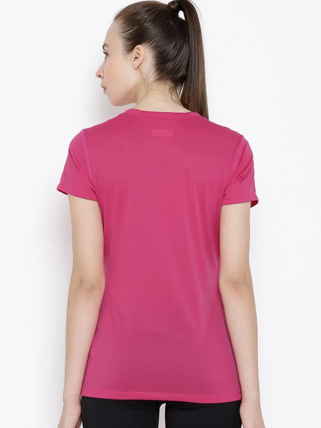 Columbia Women Red Omni-Wick Tech TrekShort Sleeve Tshirt