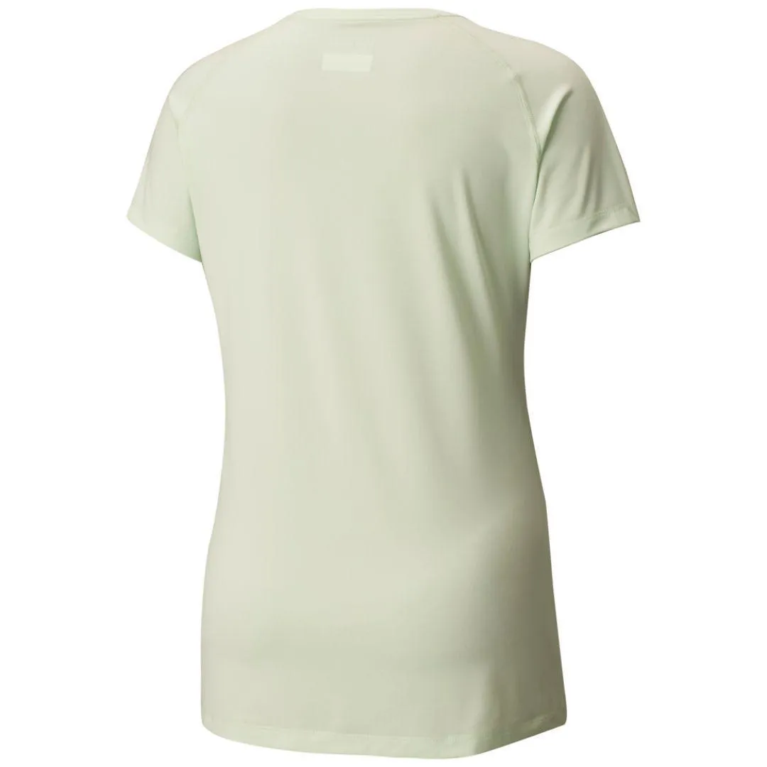 Columbia Women Red Omni-Wick Tuk Mountain Tshirt