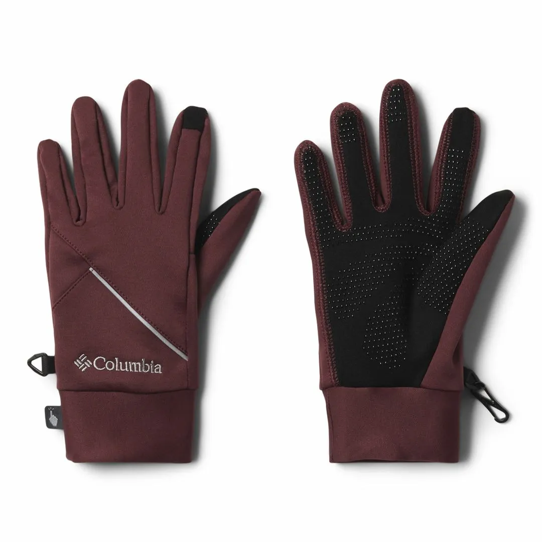 Columbia Women Red W Trail Summit Running Glove