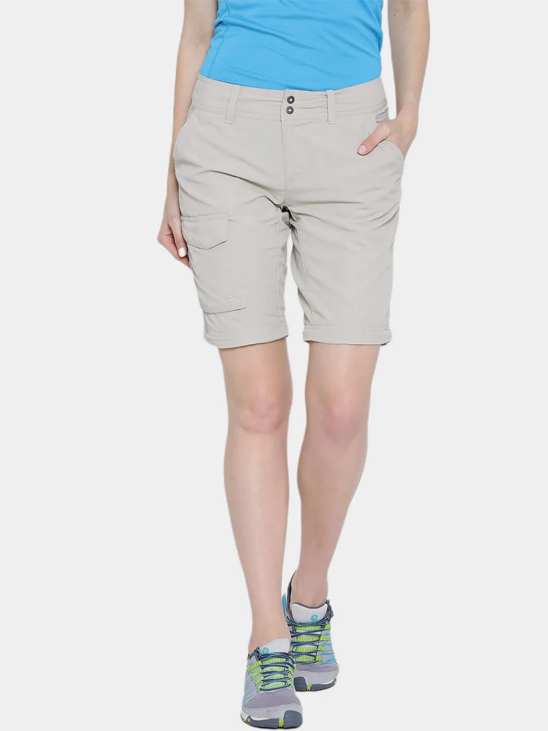 Columbia Women White Omni-Wick Silver Ridge Convertible Pant